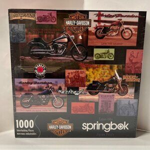 NEW Sealed Harley-Davidson Springbok 1000 Pieces Jigsaw Puzzle
